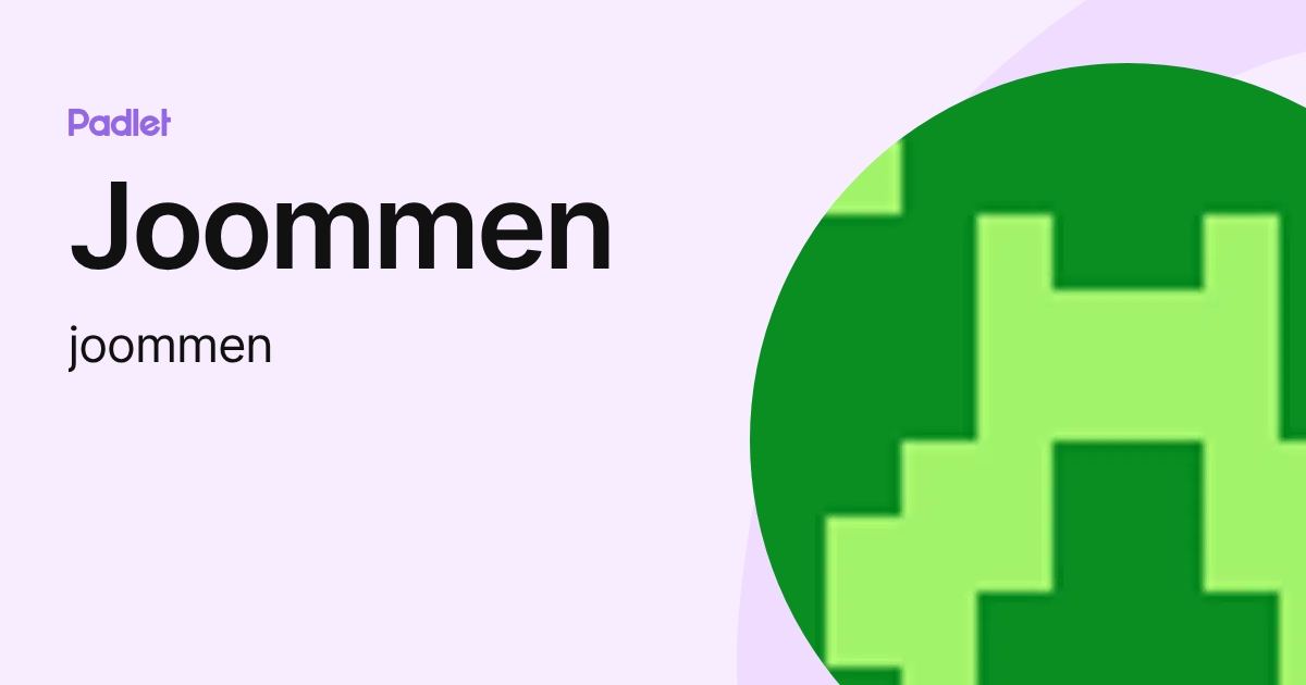 Joommen (joommen) profile | Padlet
