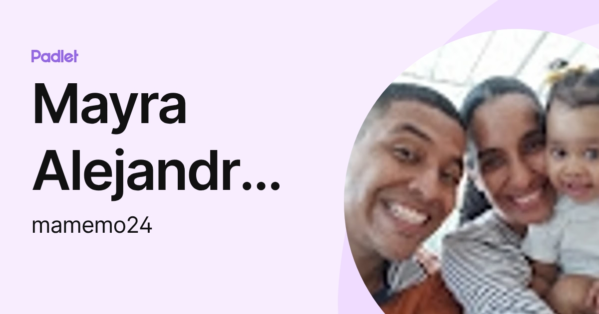 Mayra Alejandra Mera Molina (mamemo24) profile | Padlet