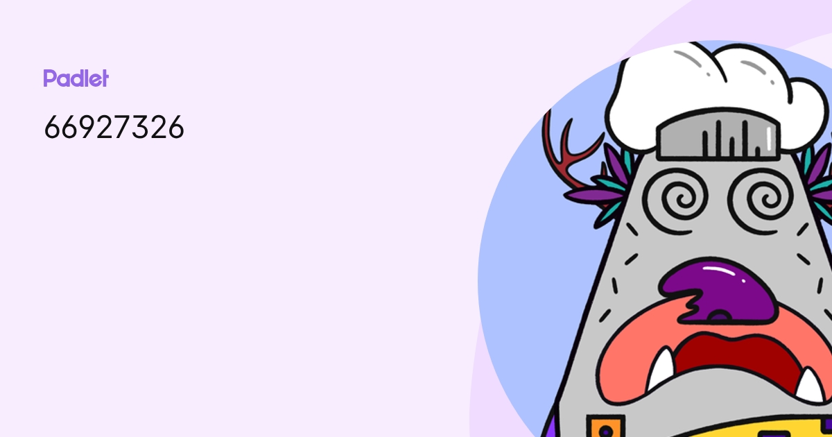 66927326 profile | Padlet