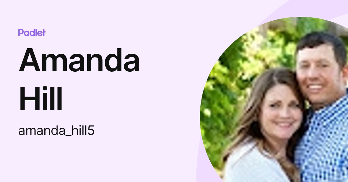 Amanda Hill (amanda_hill5) profile | Padlet