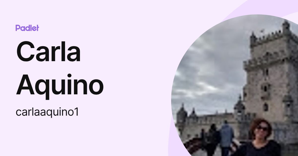 Carla Aquino (carlaaquino1) profile | Padlet
