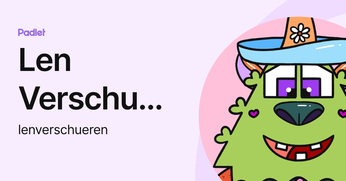 Len Verschueren (lenverschueren) profile | Padlet