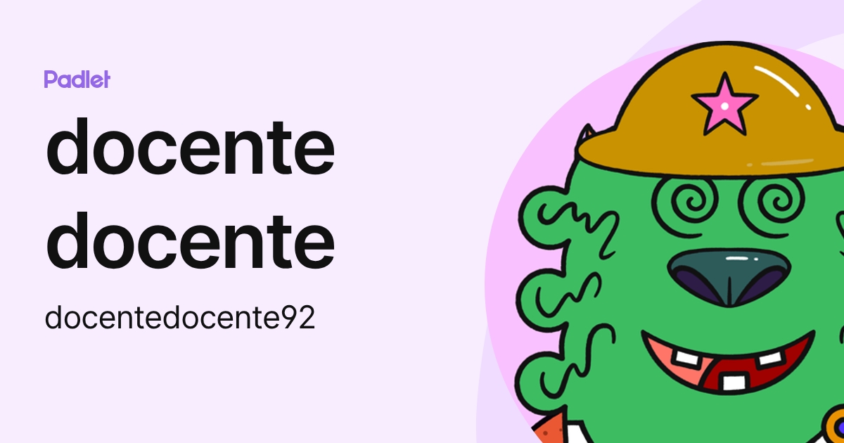 docente docente (docentedocente92) profile | Padlet