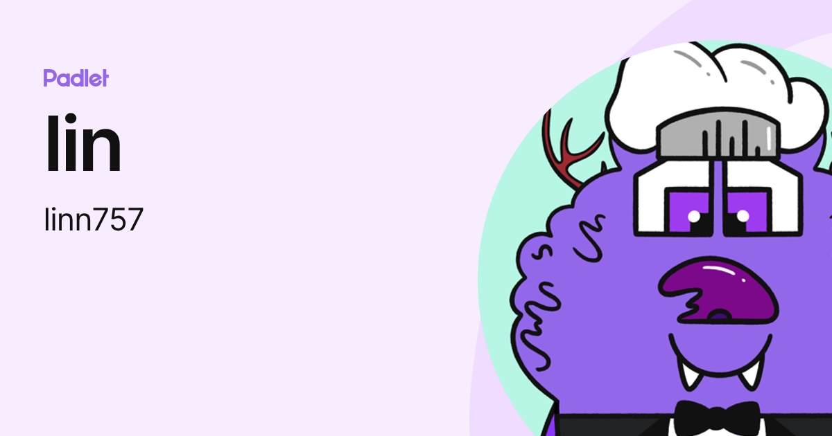 lin (linn757) profile | Padlet