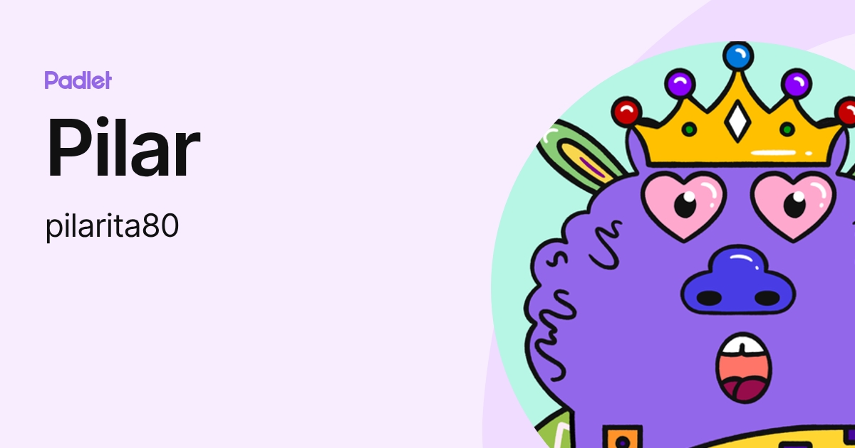 Pilar (pilarita80) profile | Padlet