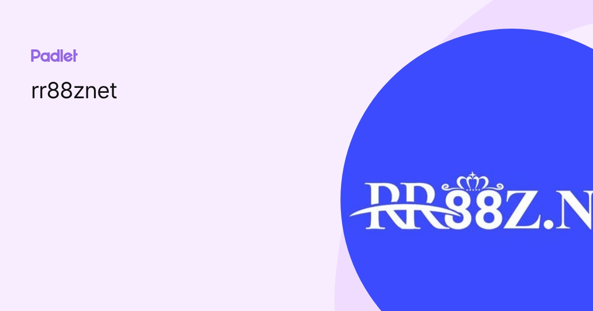 rr88znet profile | Padlet