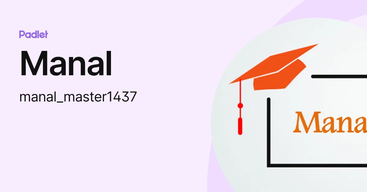 Manal (manal_master1437) profile | Padlet