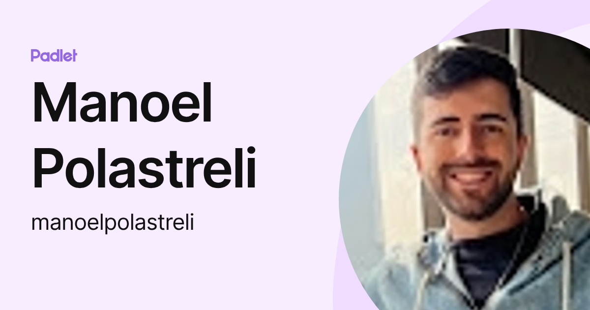 Manoel Polastreli (manoelpolastreli) profile | Padlet