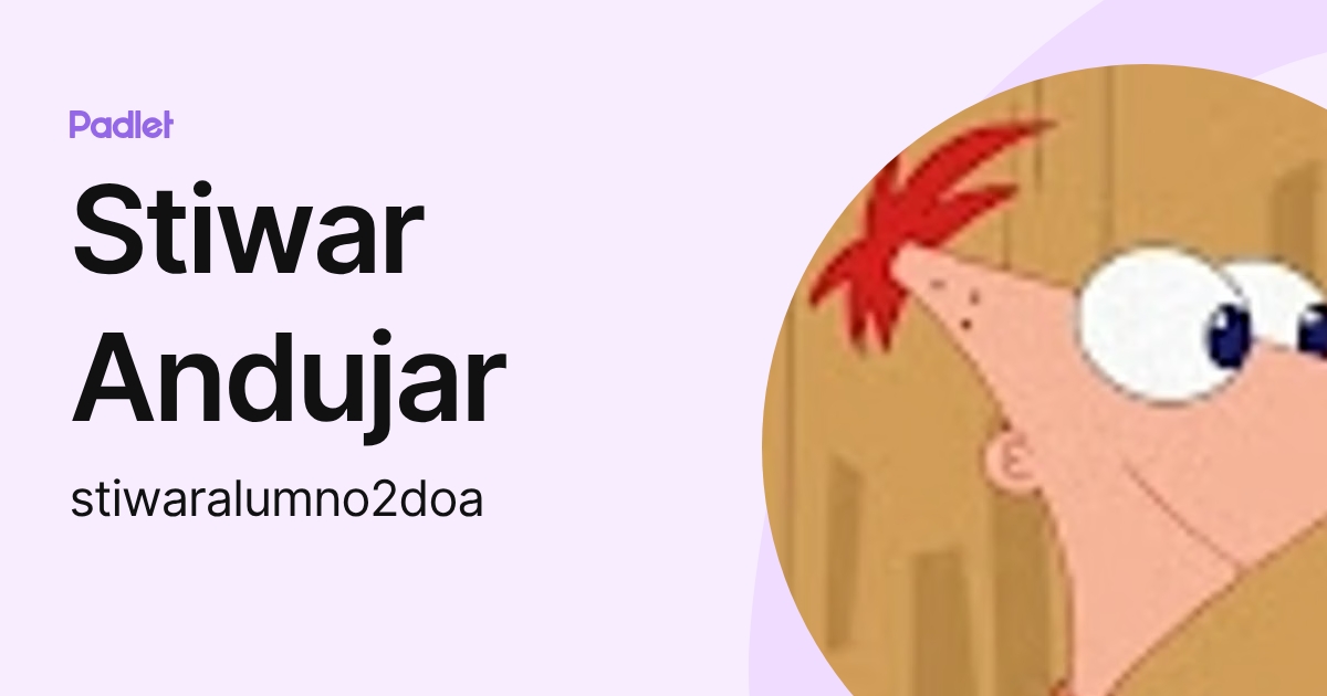 Stiwar Andujar (stiwaralumno2doa) profile | Padlet