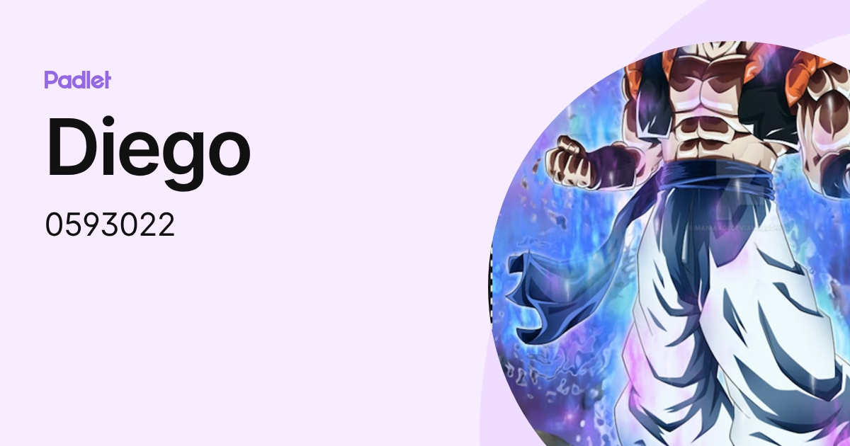 Diego (0593022) profile | Padlet