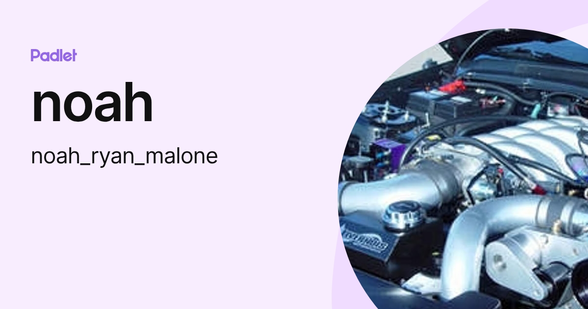 noah (noah_ryan_malone) profile | Padlet