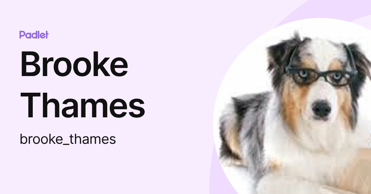 Brooke Thames (brooke_thames) profile | Padlet