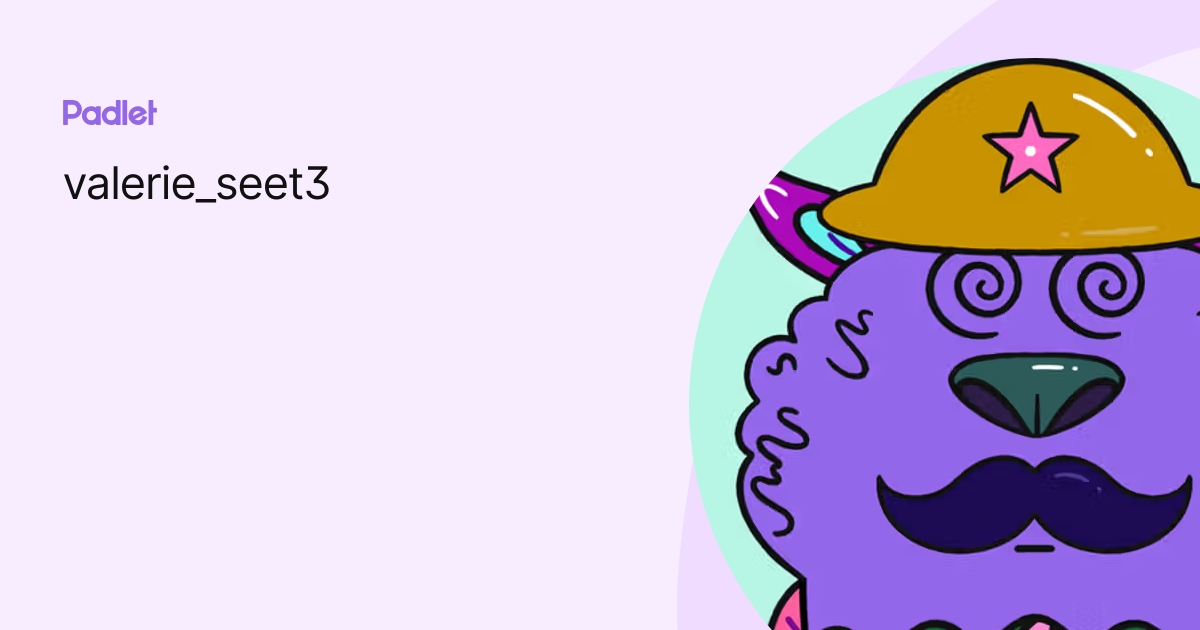 valerie_seet3 profile | Padlet