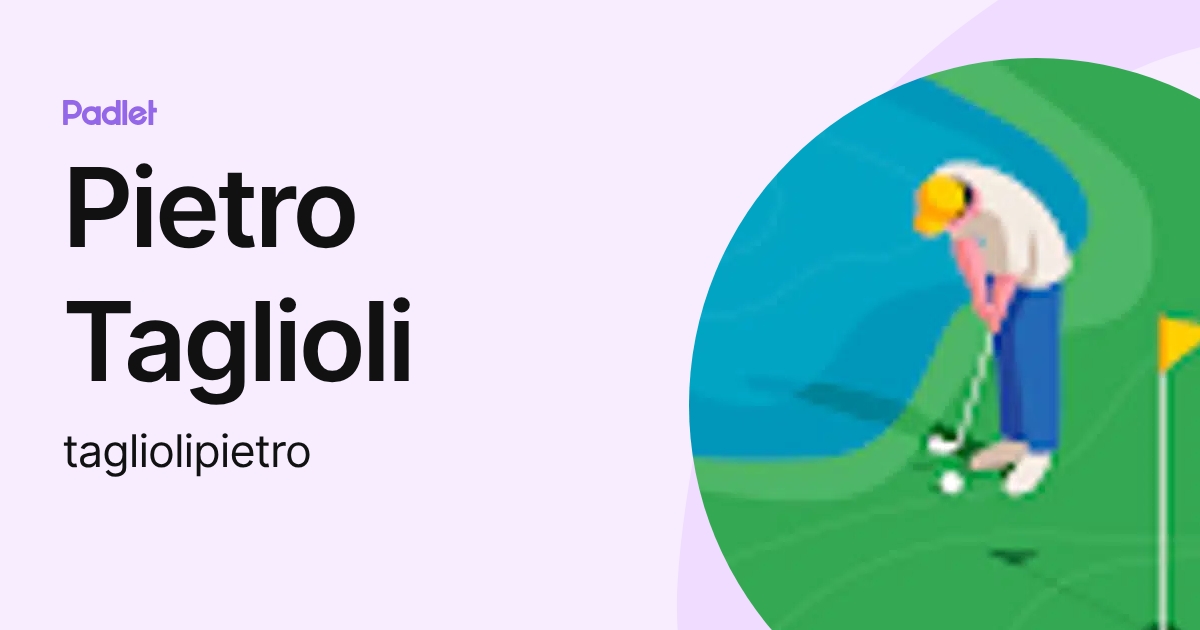 Pietro Taglioli (tagliolipietro) profile | Padlet