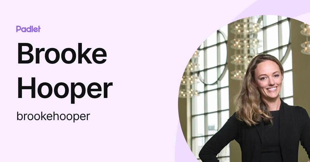 Brooke Hooper (brookehooper) profile | Padlet
