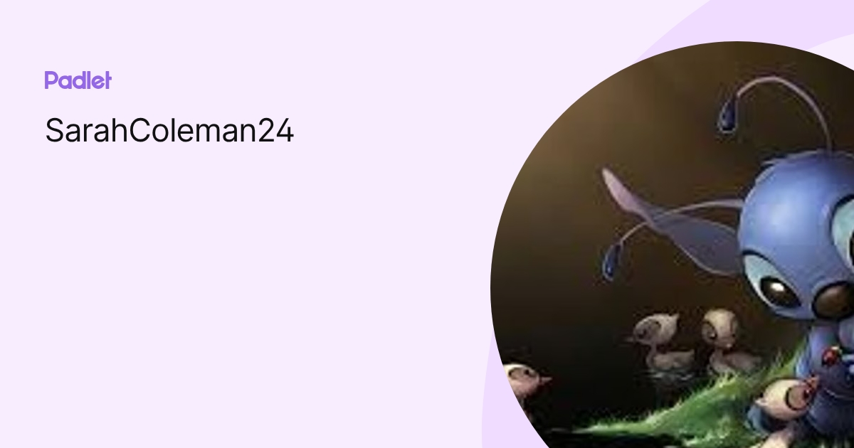 SarahColeman24 profile | Padlet