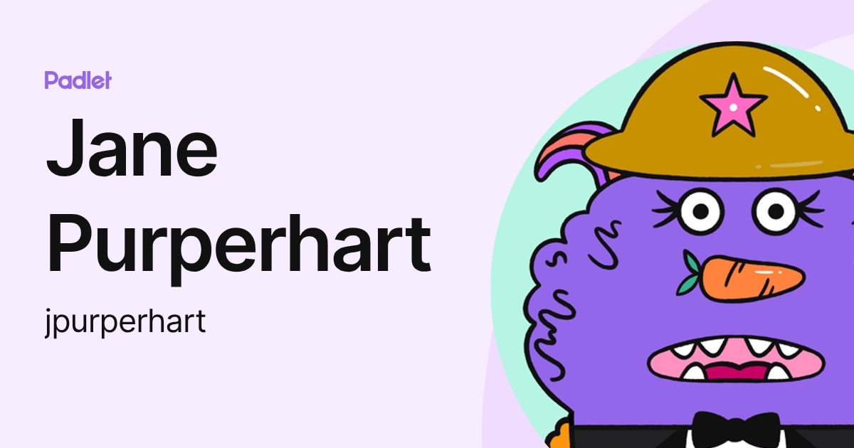 Jane Purperhart (jpurperhart) profile | Padlet