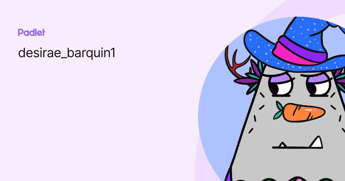 desirae_barquin1 profile Padlet