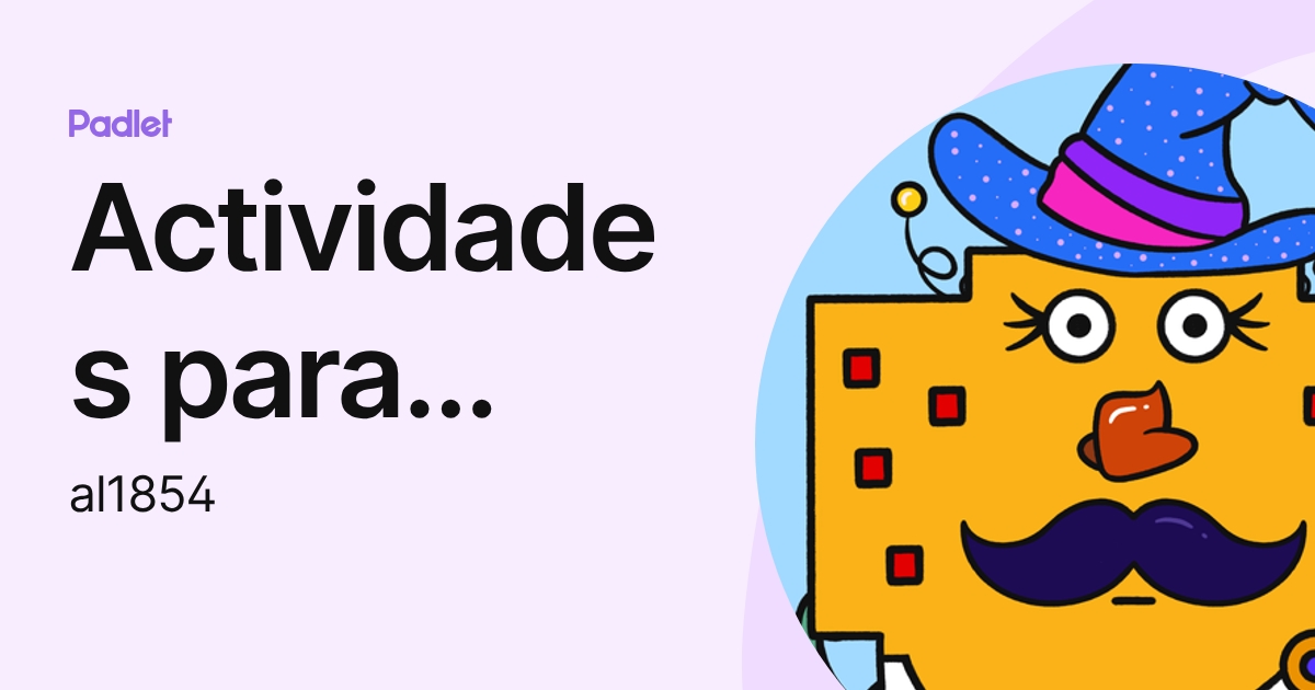 Actividades para estimular el lenguaje (al1854) profile | Padlet