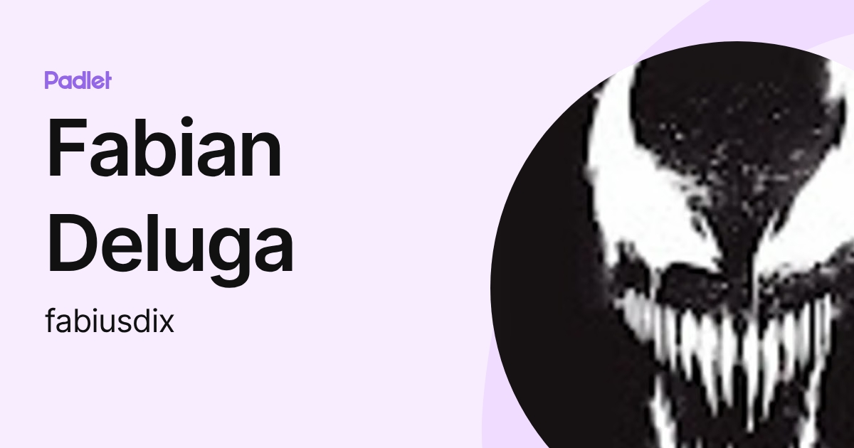 Fabian Deluga (fabiusdix) profile | Padlet
