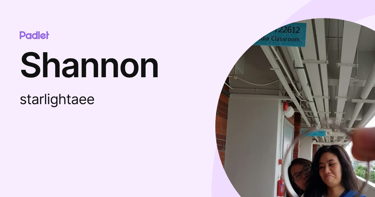 Shannon (starlightaee) profile | Padlet