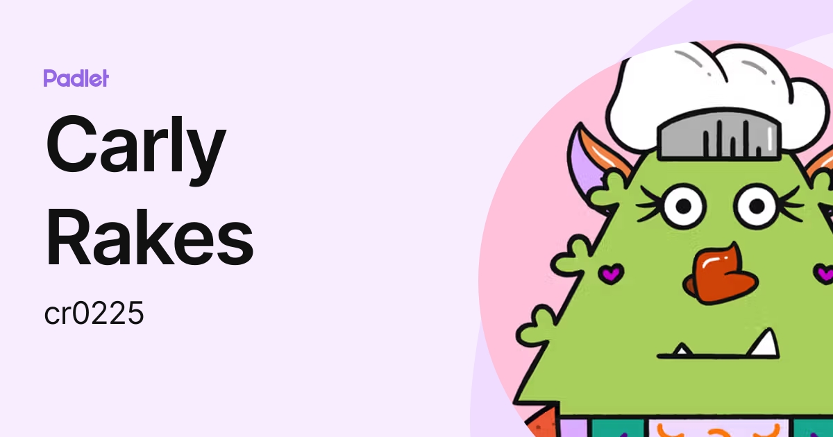 Carly Rakes (cr0225) profile | Padlet