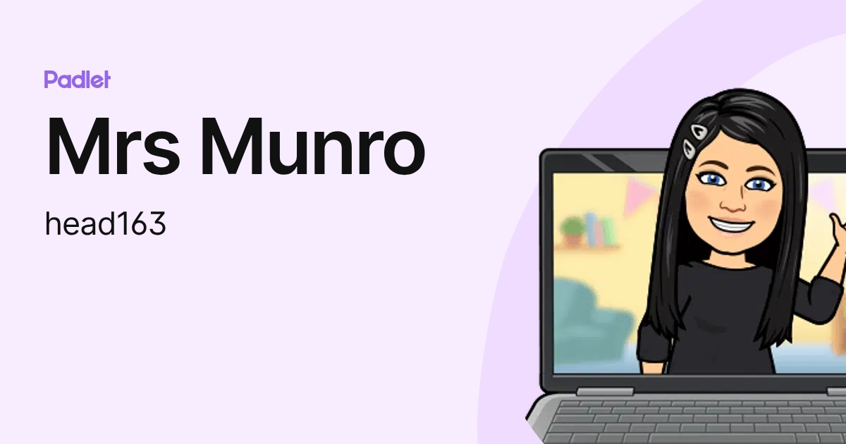 Mrs Munro (head163) profile | Padlet