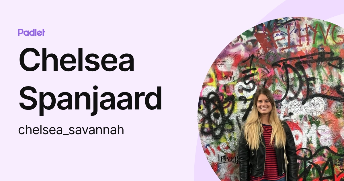 Chelsea Spanjaard (chelsea_savannah) profile | Padlet