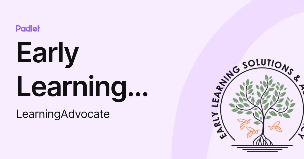 Early Learning Solutions and Advocacy, LLC (LearningAdvocate) profile ...