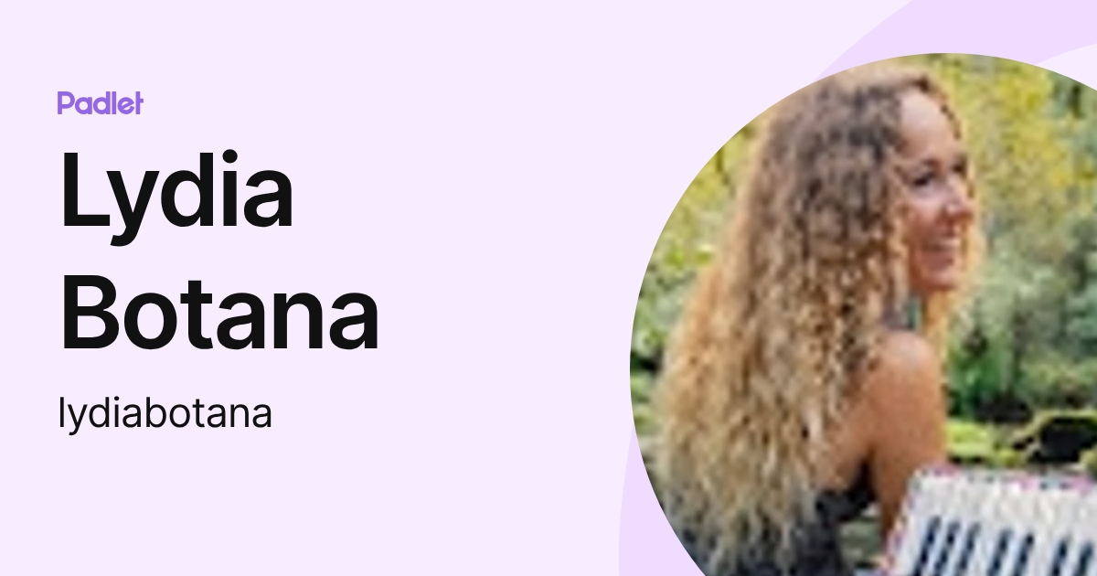 Lydia Botana (lydiabotana) profile | Padlet