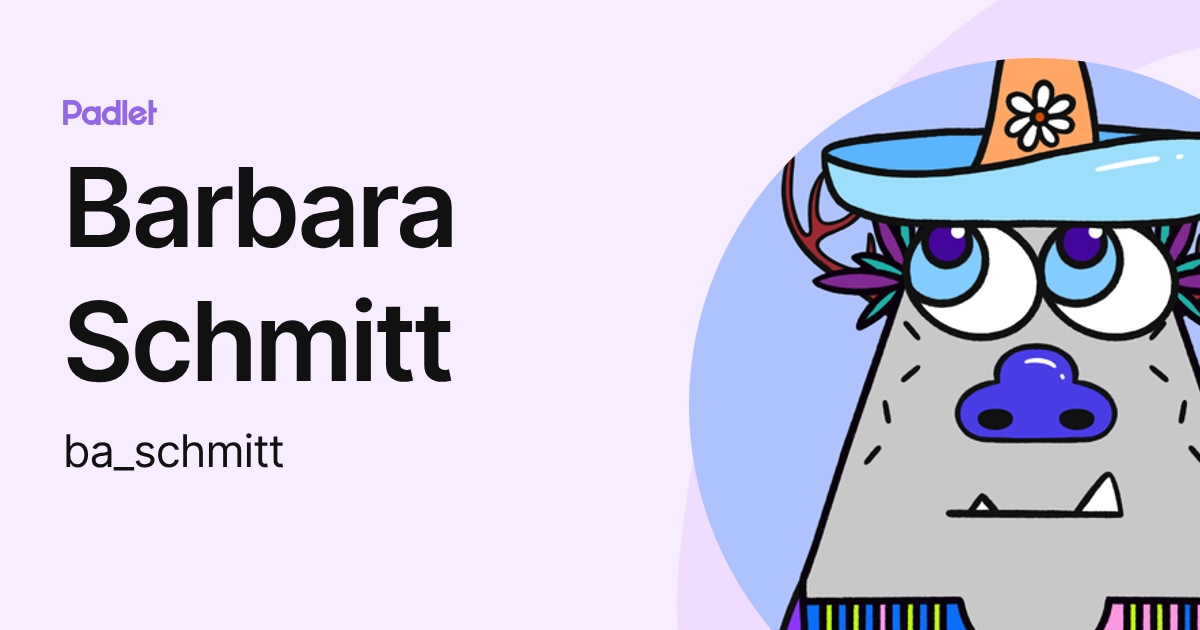 Barbara Schmitt (ba_schmitt) profile | Padlet
