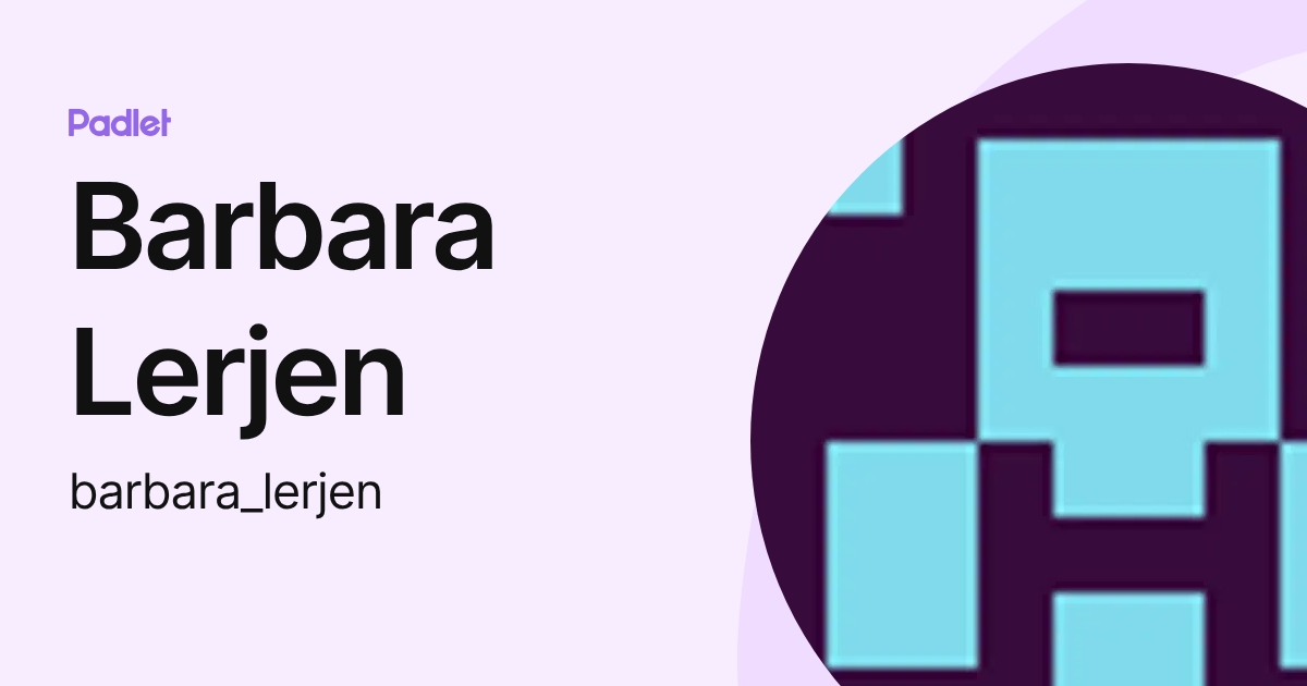 Barbara Lerjen (barbara_lerjen) profile | Padlet