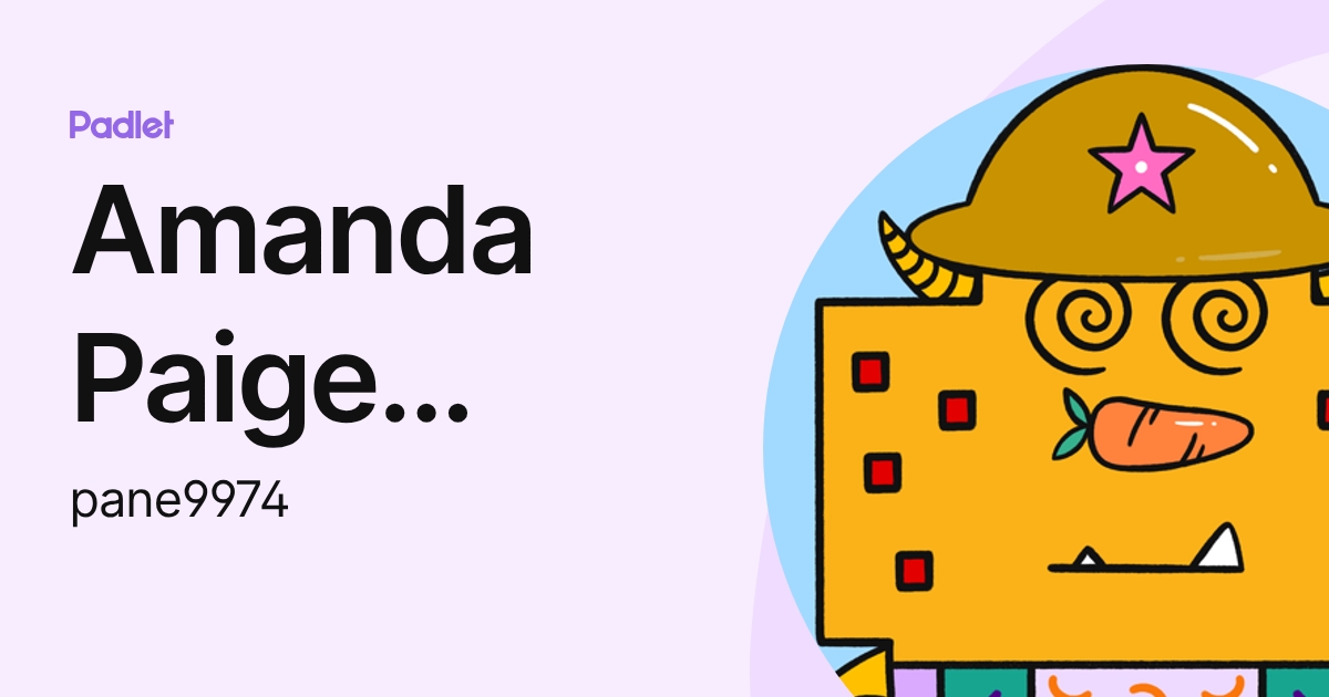 Amanda Paige Paneduro (pane9974) profile | Padlet