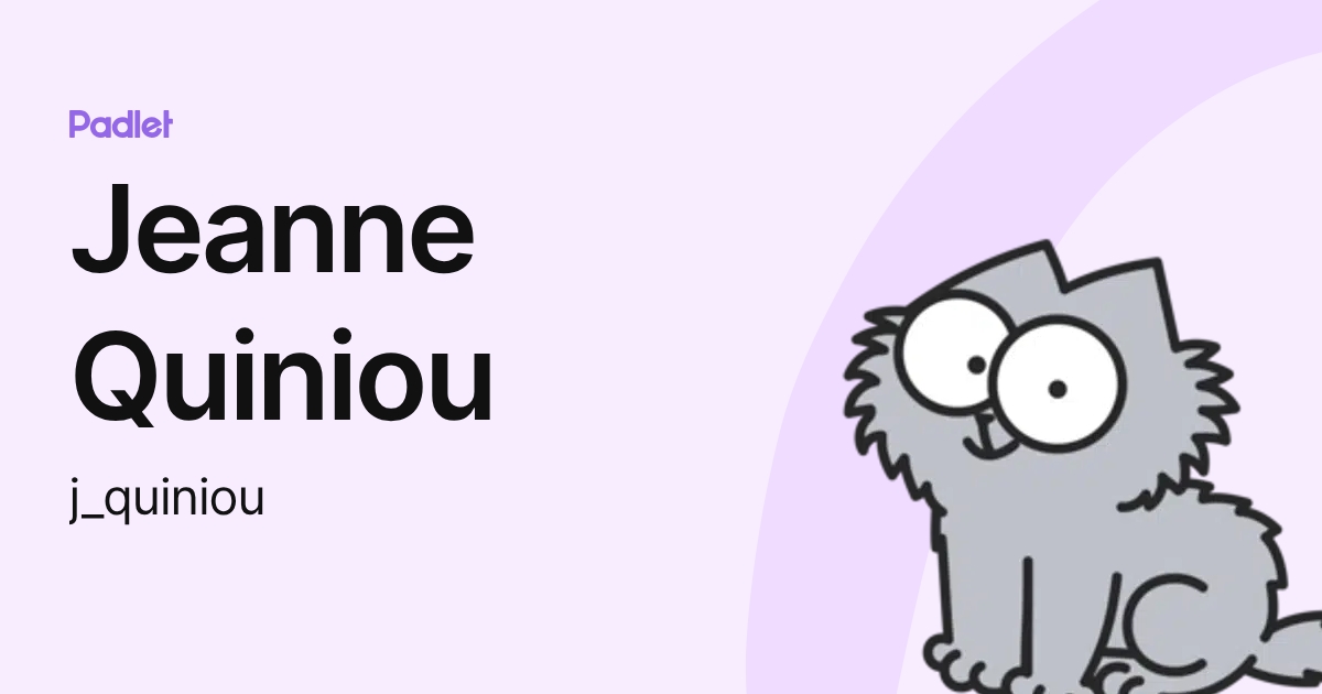 Jeanne Quiniou (j_quiniou) profile | Padlet