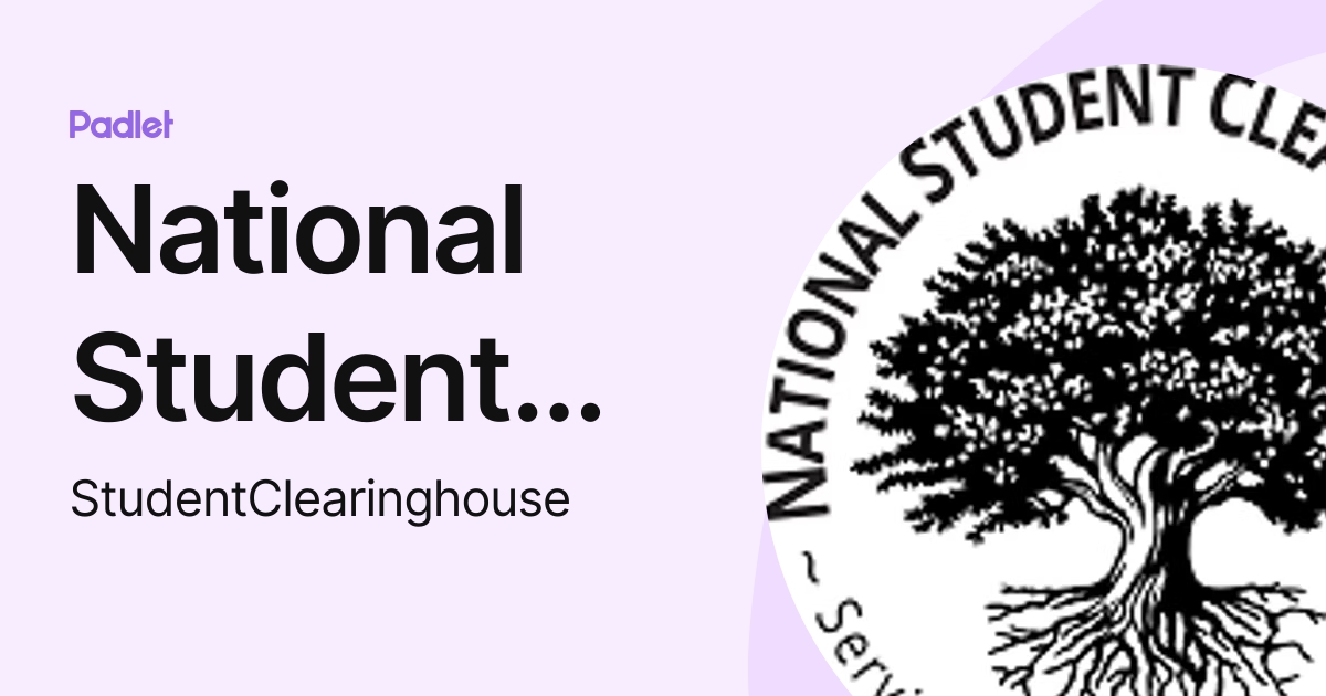 NATIONAL STUDENT CLEARINGHOUSE PHONE NUMBER intelligence overview