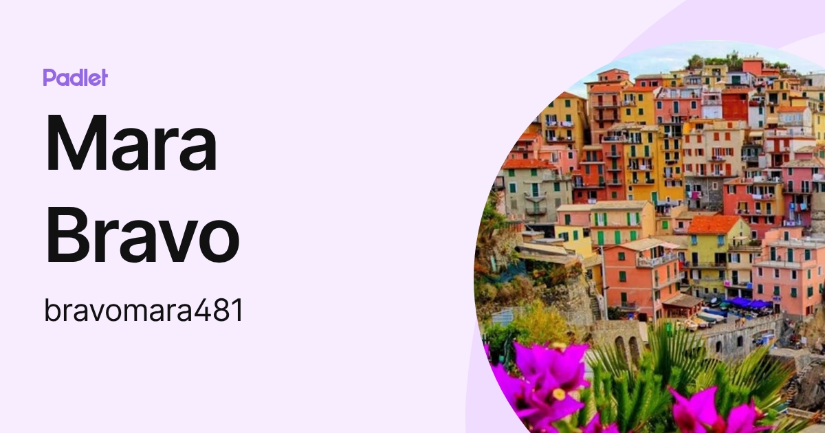 Mara Bravo (bravomara481) profile | Padlet