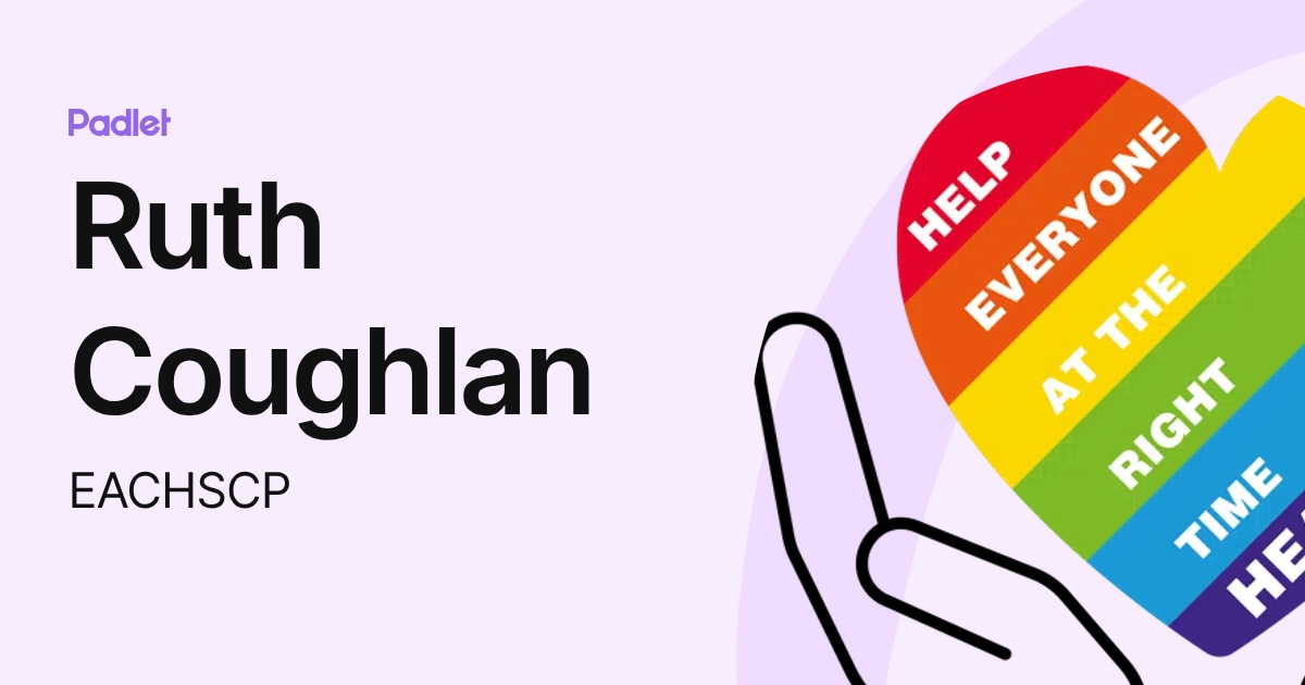 Ruth Coughlan (EACHSCP) profile | Padlet