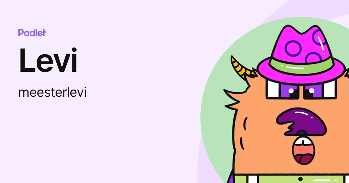 Levi (meesterlevi) profile | Padlet