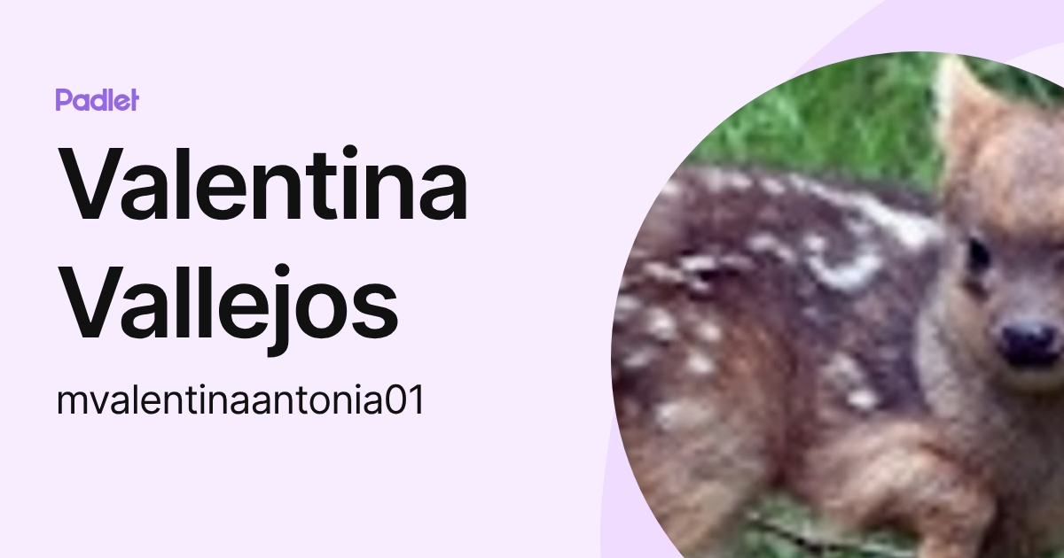 Valentina Vallejos (mvalentinaantonia01) profile | Padlet