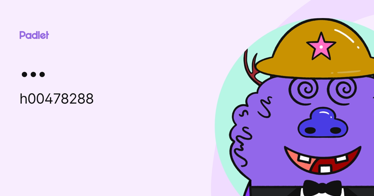 h00478288) profile | Padlet