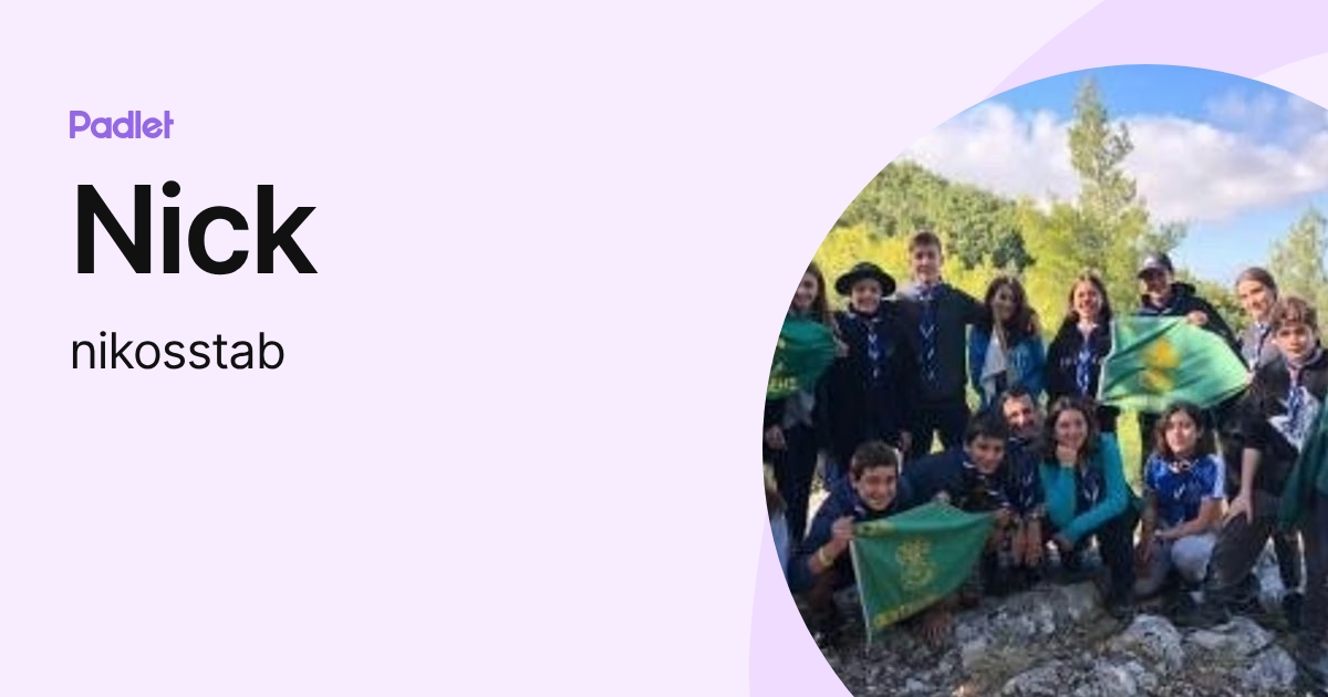 Nick (nikosstab) profile | Padlet