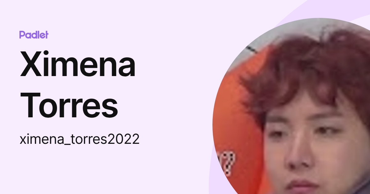 Ximena Torres (ximena_torres2022) profile | Padlet