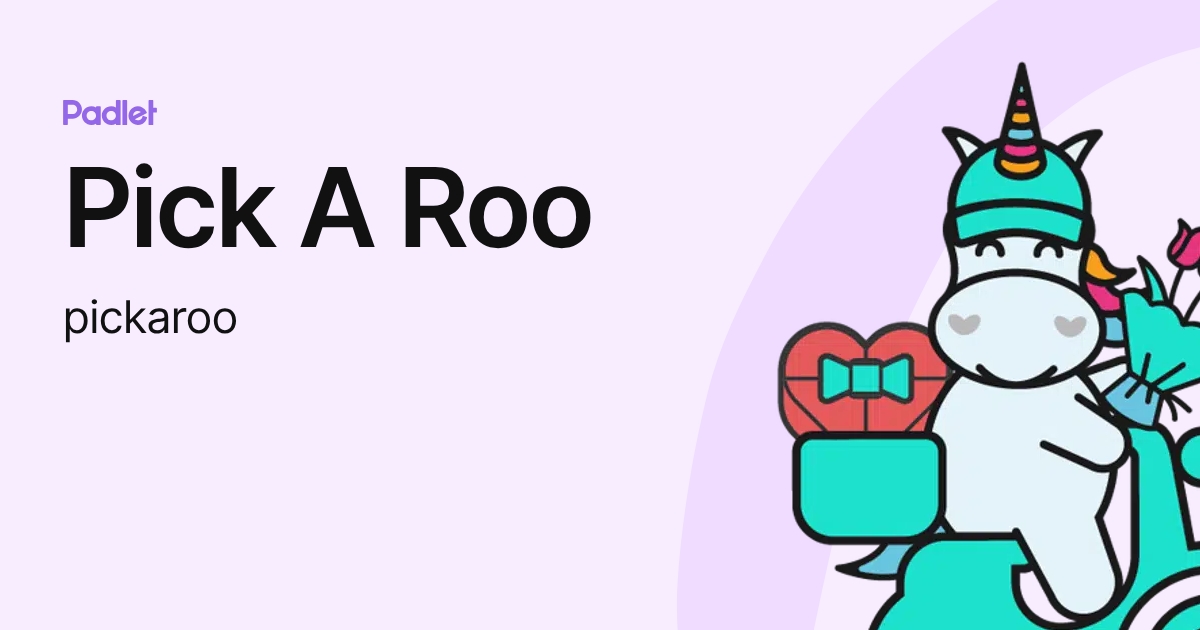 Pickaroo Delivery Rider Pick A Roo (pickaroo) profile | Padlet