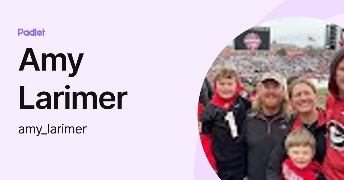 Amy Larimer (amy_larimer) profile | Padlet