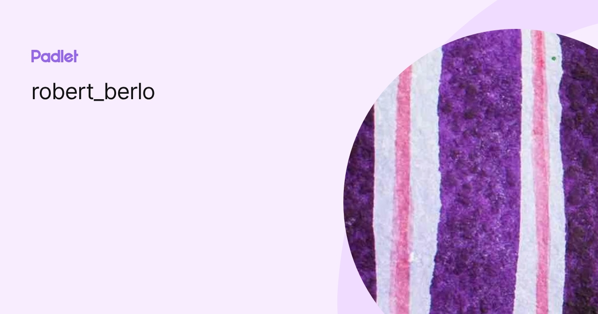 robert_berlo profile | Padlet
