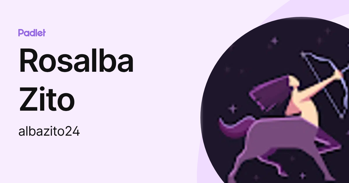 Rosalba Zito (albazito24) profile | Padlet