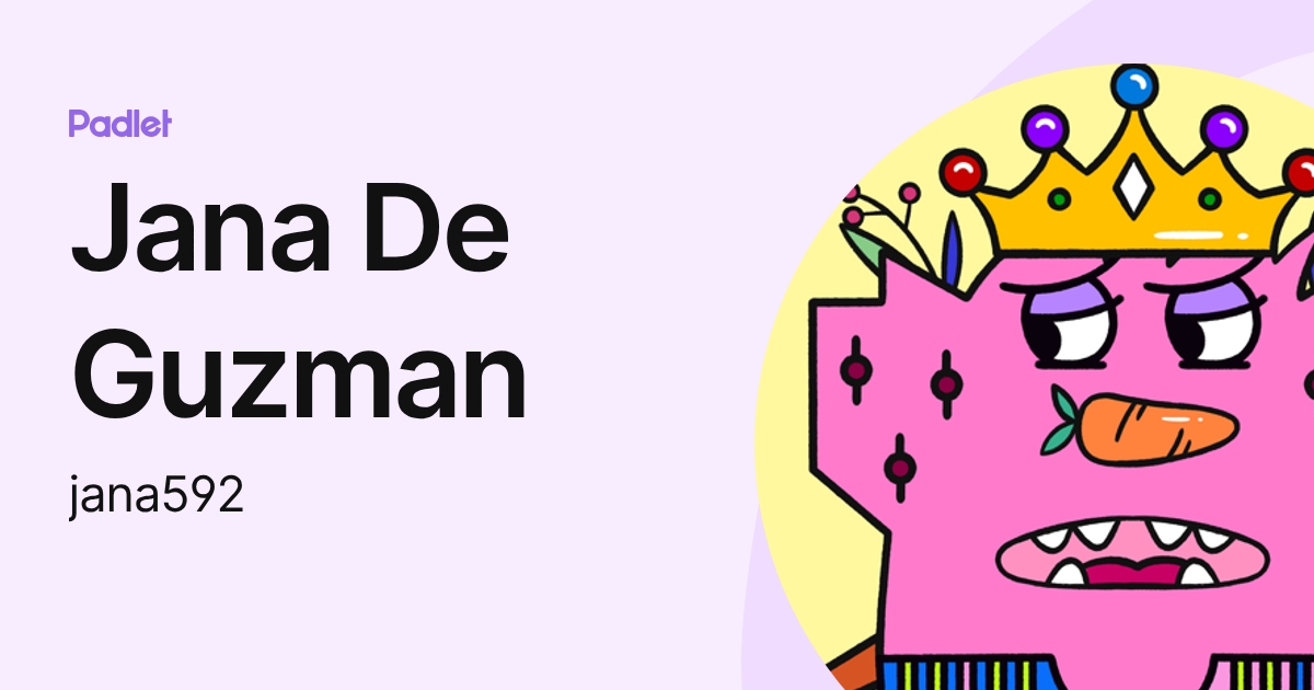 Jana De Guzman (jana592) profile | Padlet