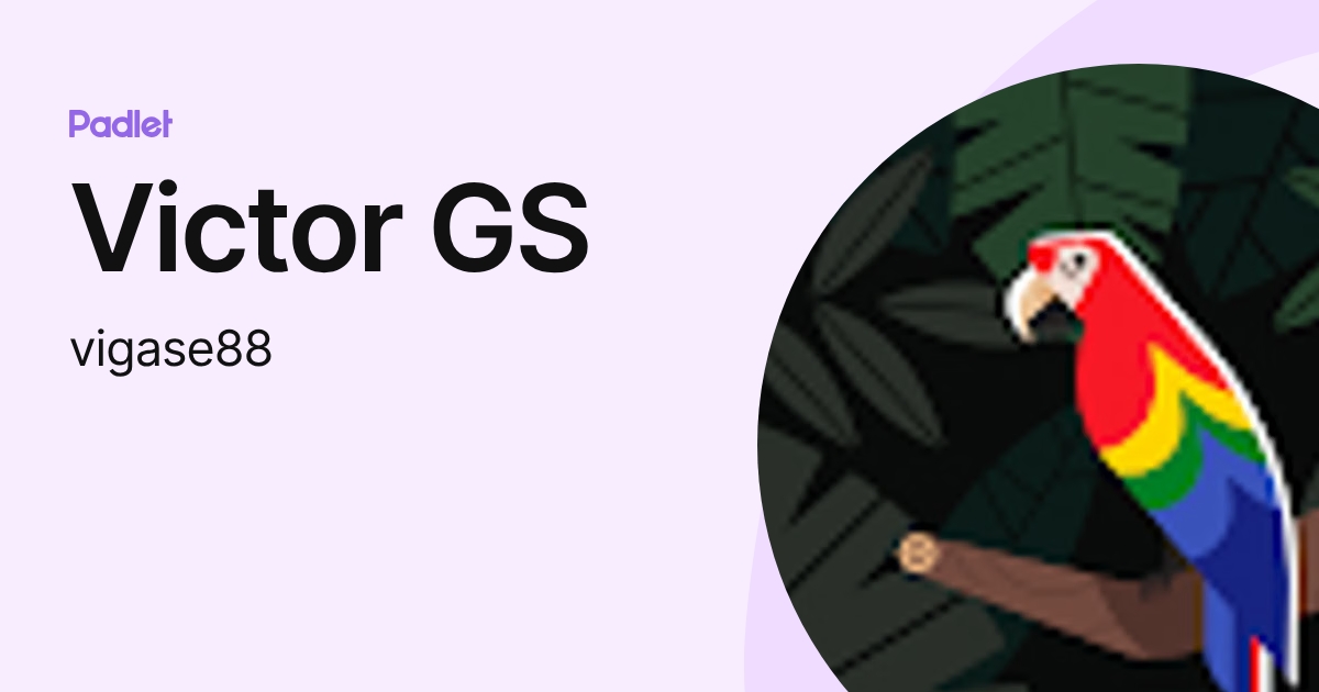 Victor GS (vigase88) profile | Padlet