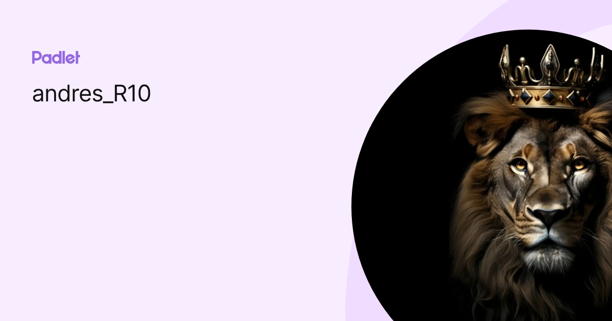 andres_R10 profile | Padlet