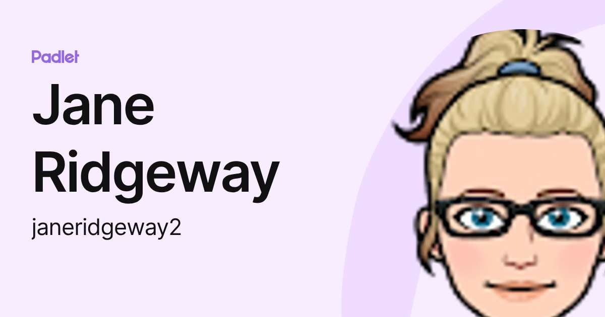 Jane Ridgeway (janeridgeway2) profile | Padlet